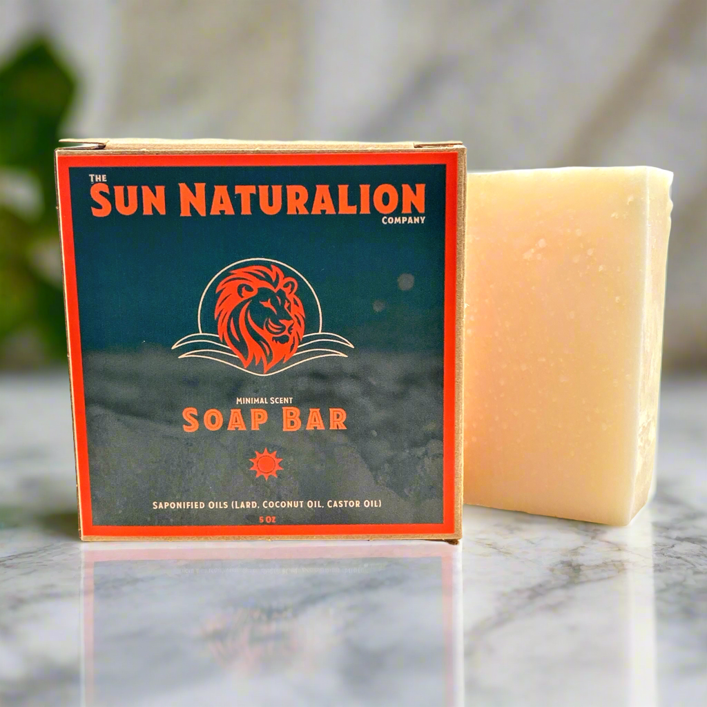 Lard Soap Bar - Minimal Scent (5 oz)
