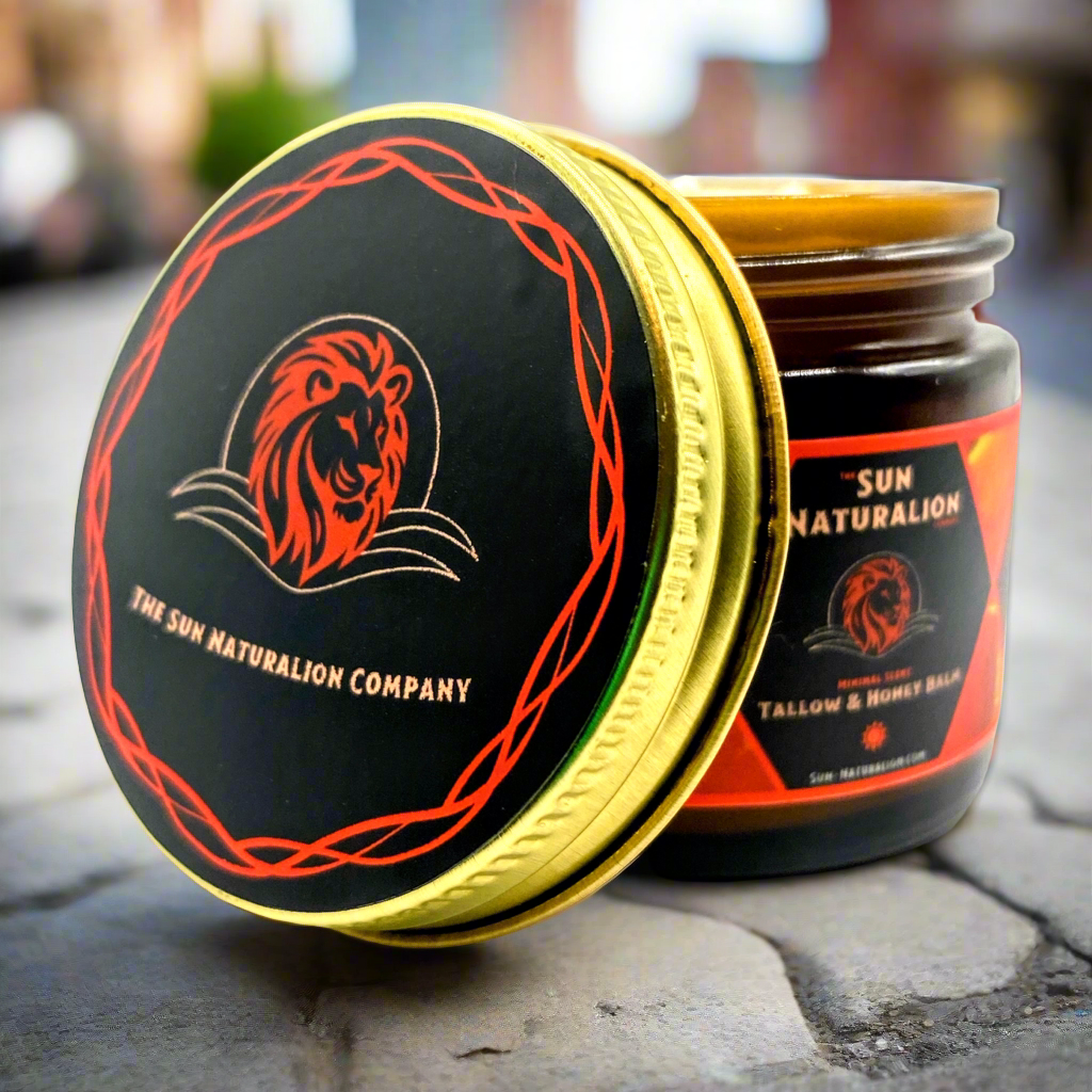 Tallow & Honey Balm - Minimal Scent (2 oz Jar)