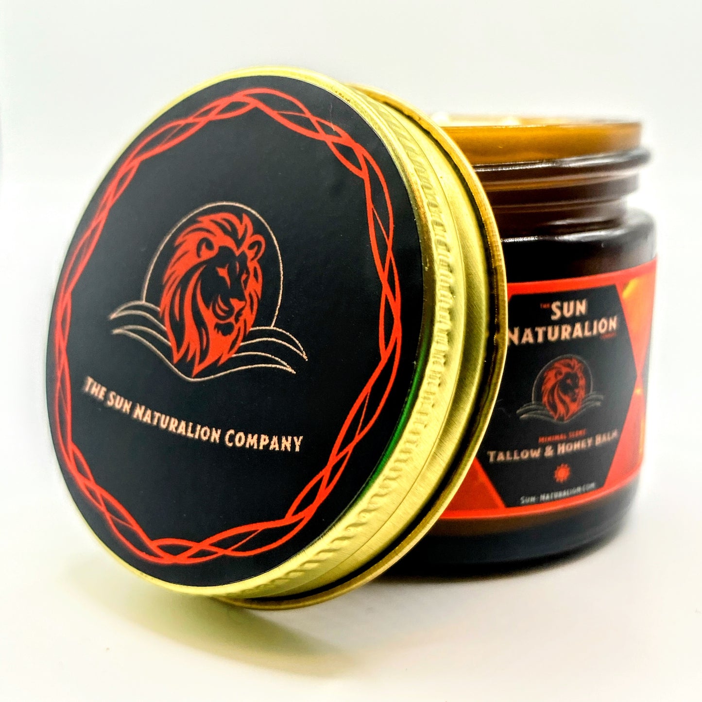 Tallow & Honey Balm - Minimal Scent (2 oz Jar)