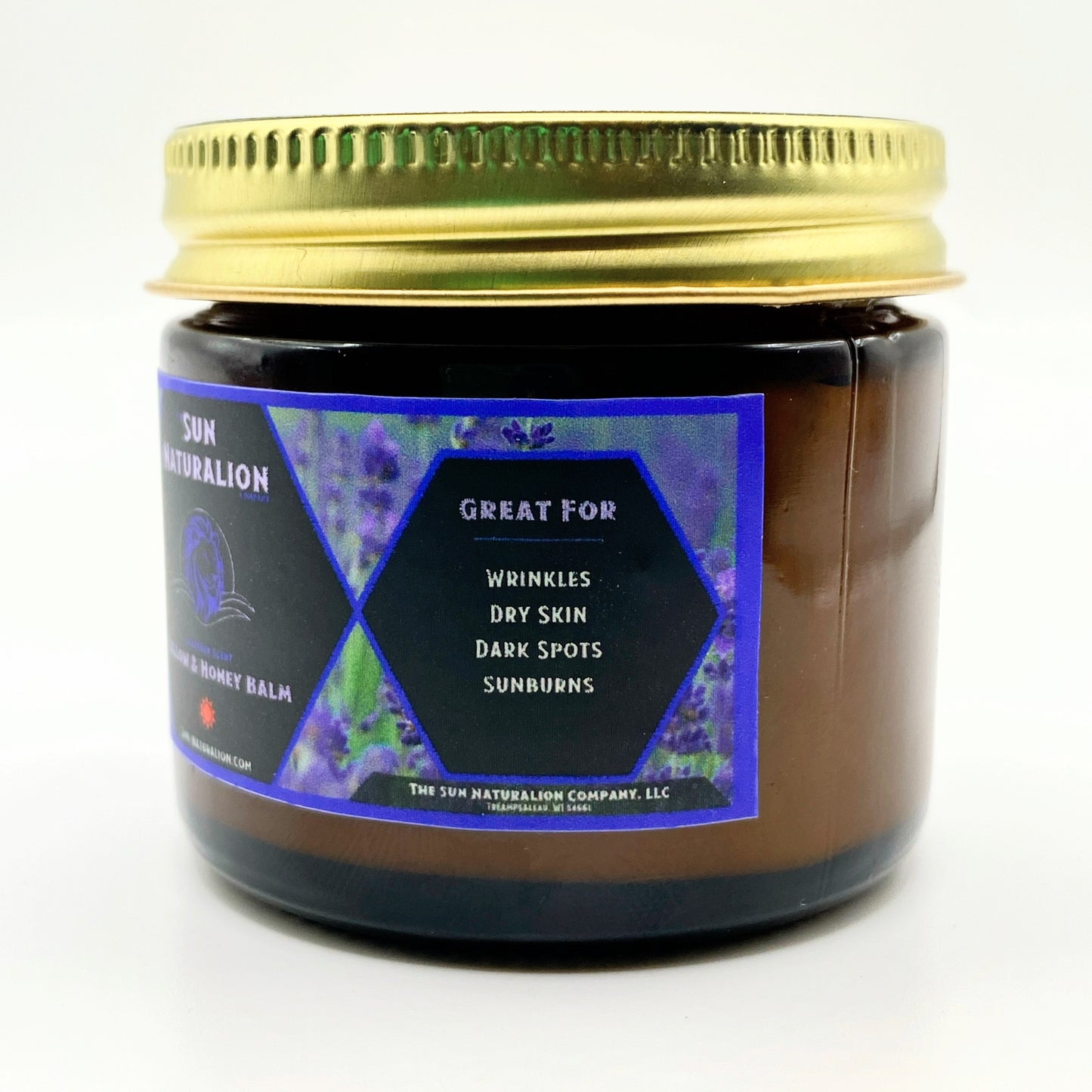 Tallow & Honey Balm - Lavender Scent (2 oz Jar)