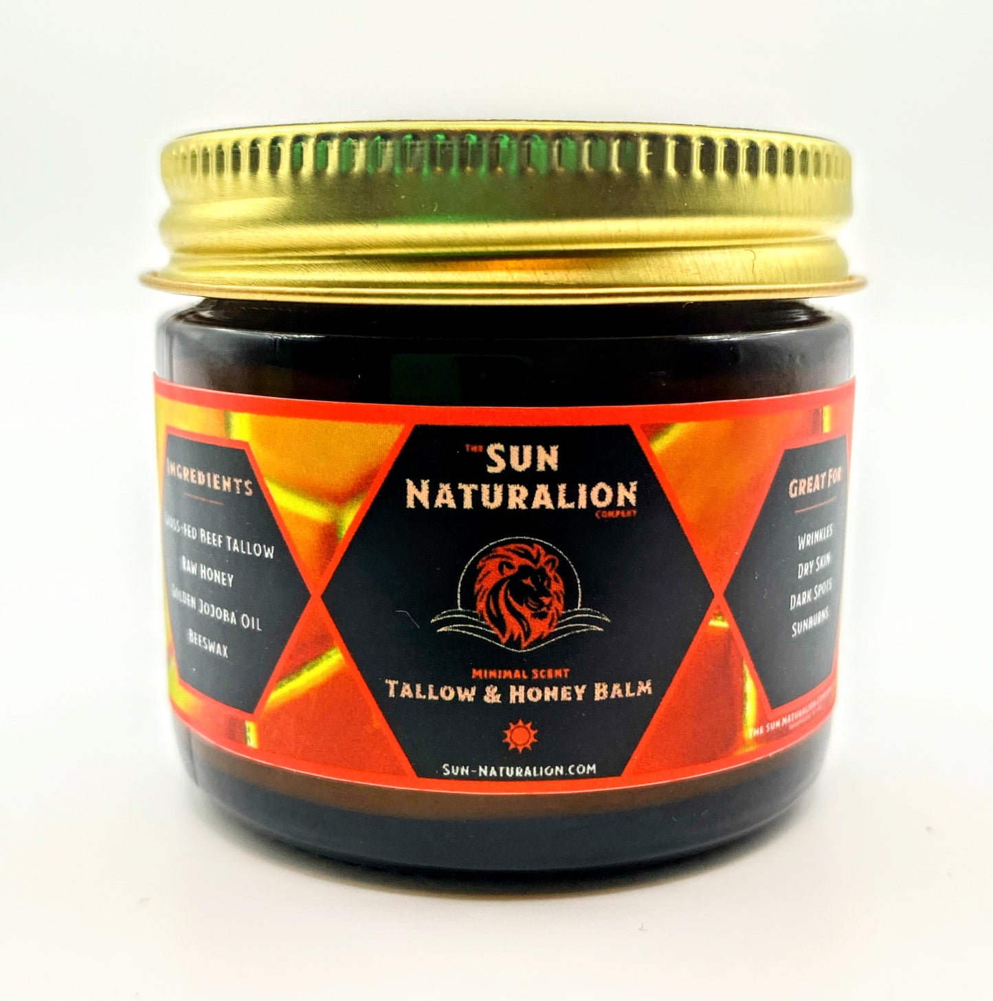 Tallow & Honey Balm - Minimal Scent (2 oz Jar)