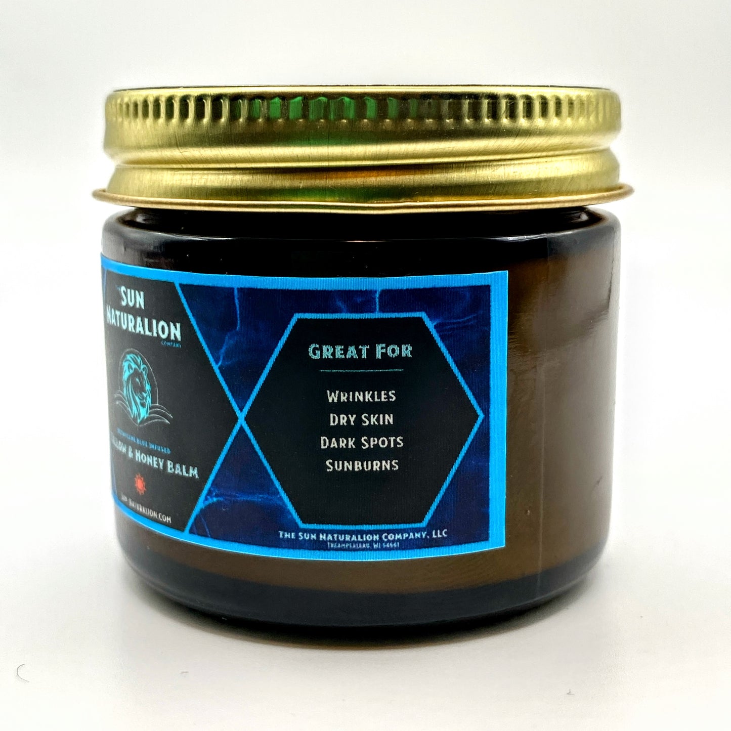 Tallow & Honey Balm + Methylene Blue - Lavender Scent (2 oz Jar)