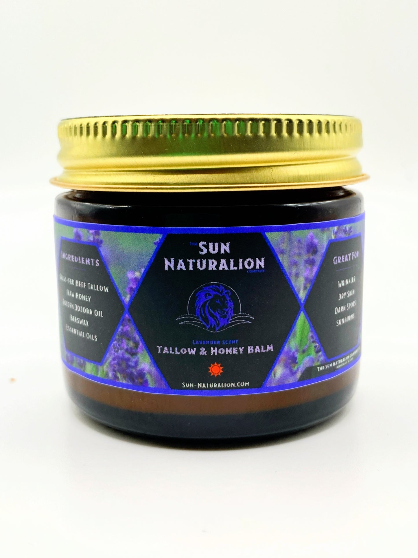 Tallow & Honey Balm - Lavender Scent (2 oz Jar)