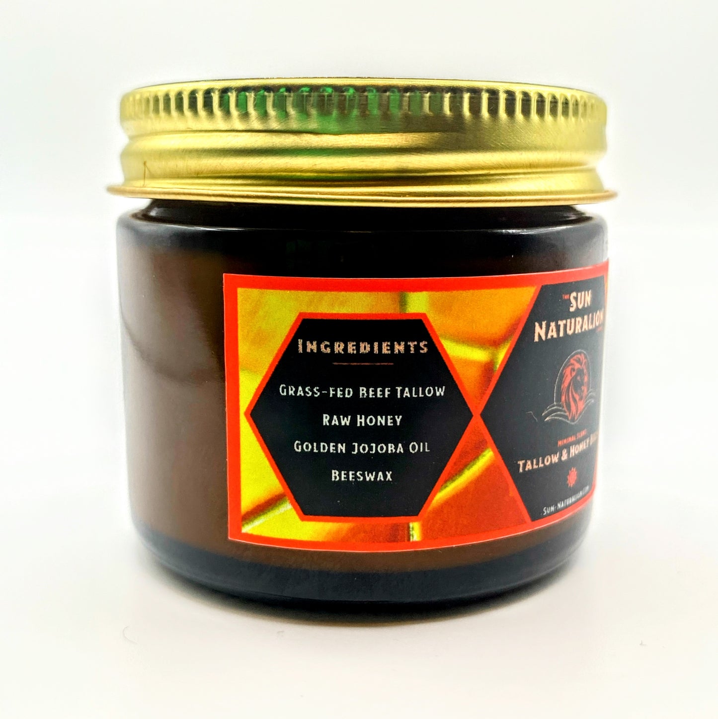 Tallow & Honey Balm - Minimal Scent (2 oz Jar)
